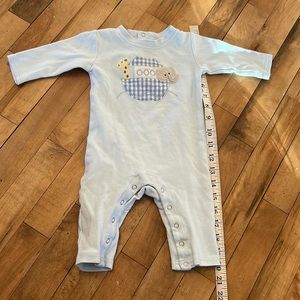 6m Stitchy Fish Ark appliqué  romper